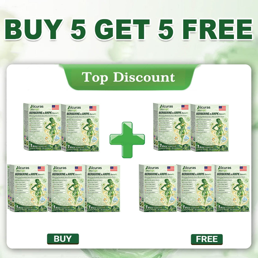 ð¥Alcuras⢠Moringa à Berberine à AMPK 8-Benefit Slimming & Metabolic Nano Microneedle Patch ðºðž Just once a day · Visible changes in 7 days â
For obesity, loose skin, diabetes, sleep apnea, joint issues, and more