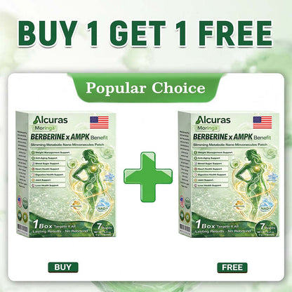 🔥Alcuras™ Moringa × Berberine × AMPK 8-Benefit Slimming & Metabolic Nano Microneedle Patch 🇺🇸 Just once a day · Visible changes in 7 days ✅ For obesity, loose skin, diabetes, sleep apnea, joint issues, and more