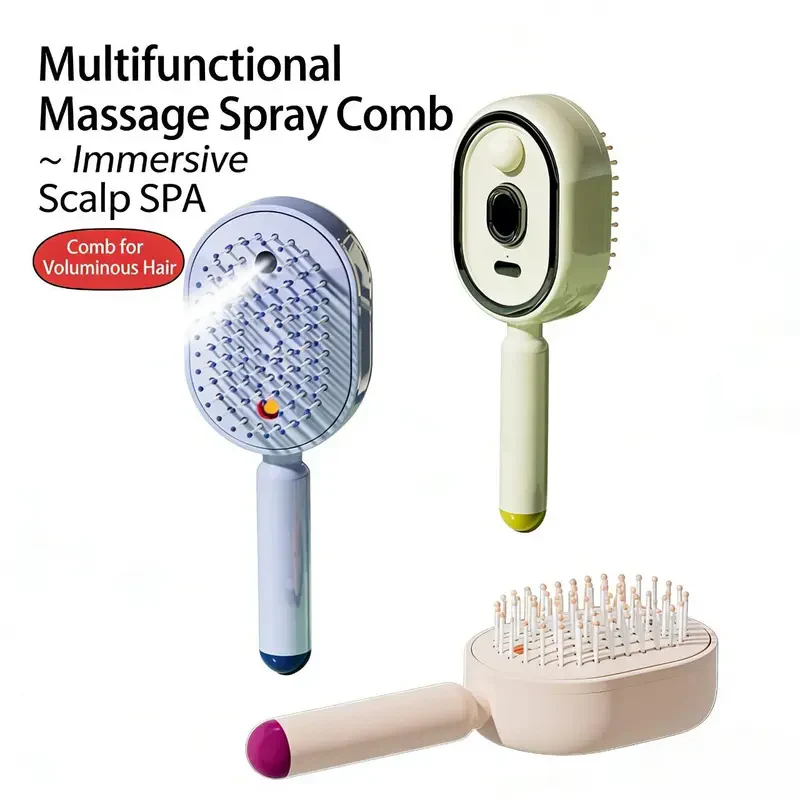 🪮Last Day 50% OFF🔥Electric Spray Air Cushion Massage Comb - Finds