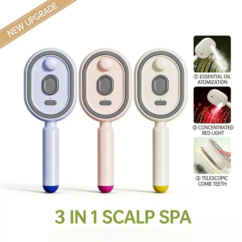🪮Last Day 50% OFF🔥Electric Spray Air Cushion Massage Comb - Finds