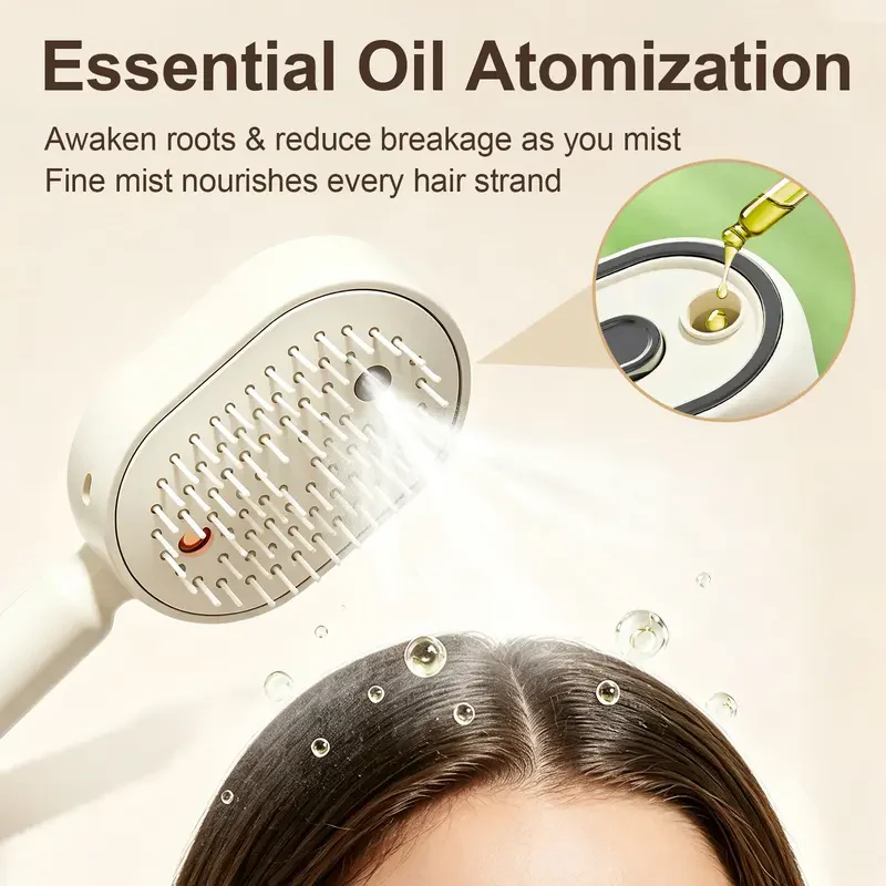 🪮Last Day 50% OFF🔥Electric Spray Air Cushion Massage Comb - Finds