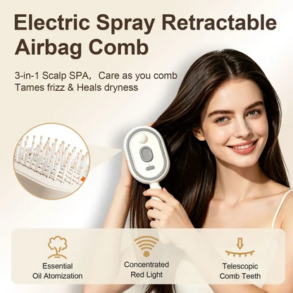🪮Last Day 50% OFF🔥Electric Spray Air Cushion Massage Comb - Finds
