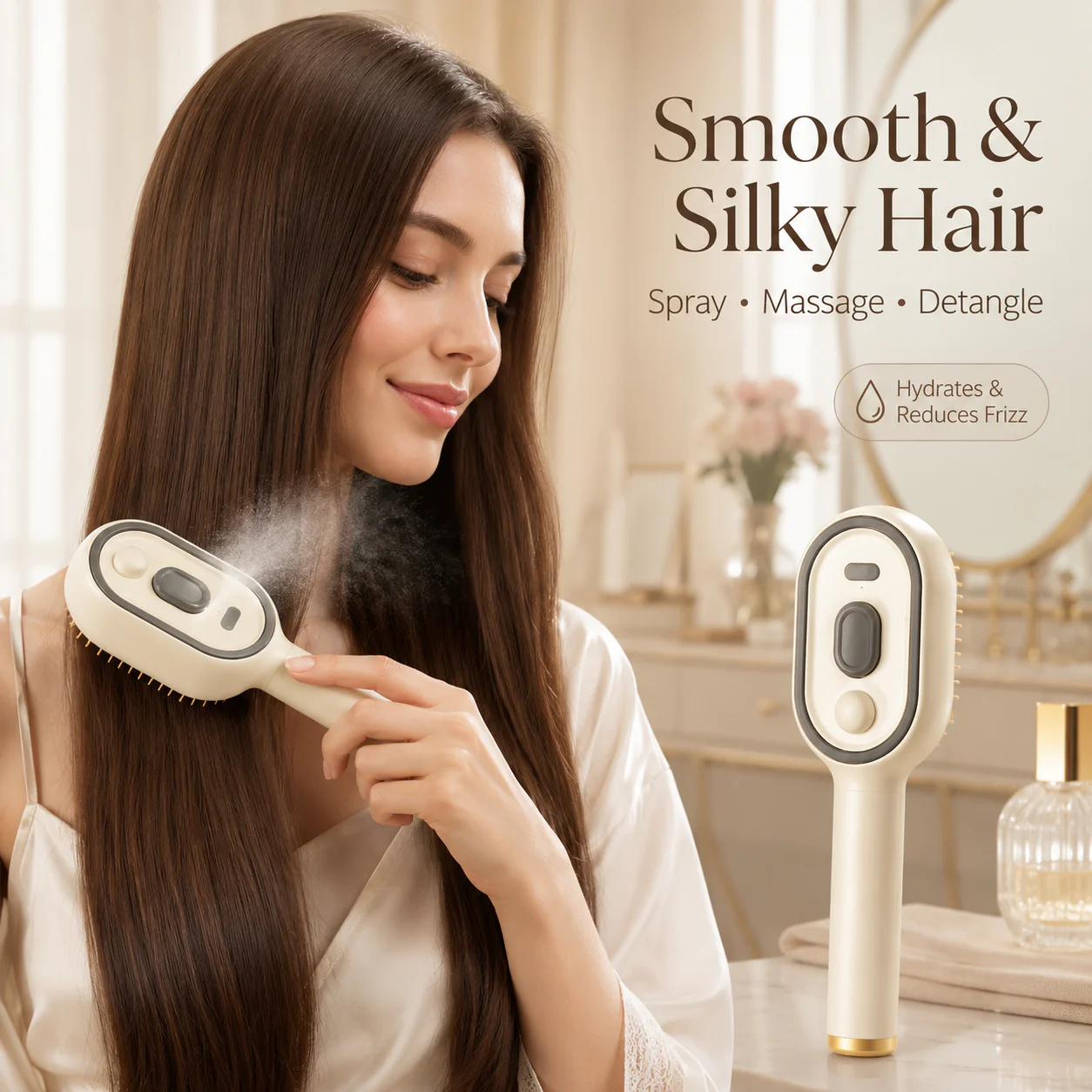 🪮Last Day 50% OFF🔥Electric Spray Air Cushion Massage Comb - Finds